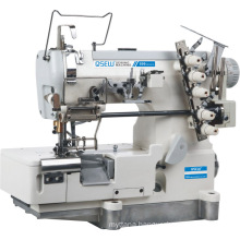 QS-500-05EST energy saving flat bed  high speed elastic interlock industrial sewing machine